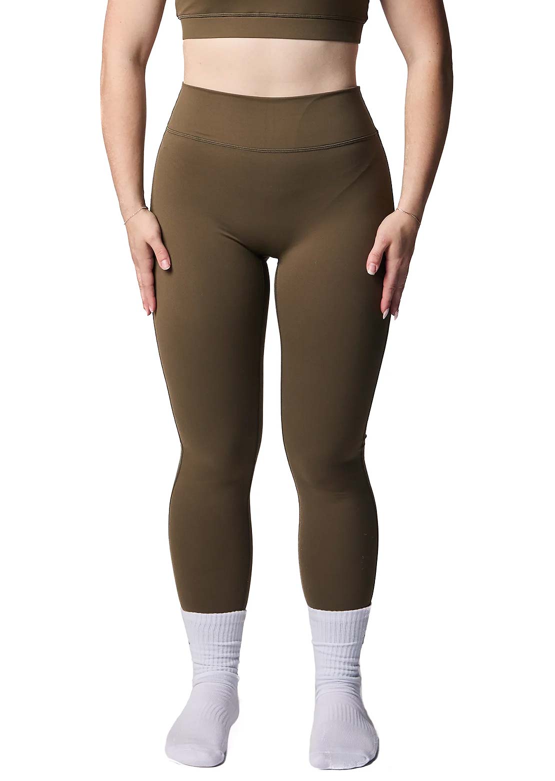 Nana Women's Autumn Leggings Khaki Green