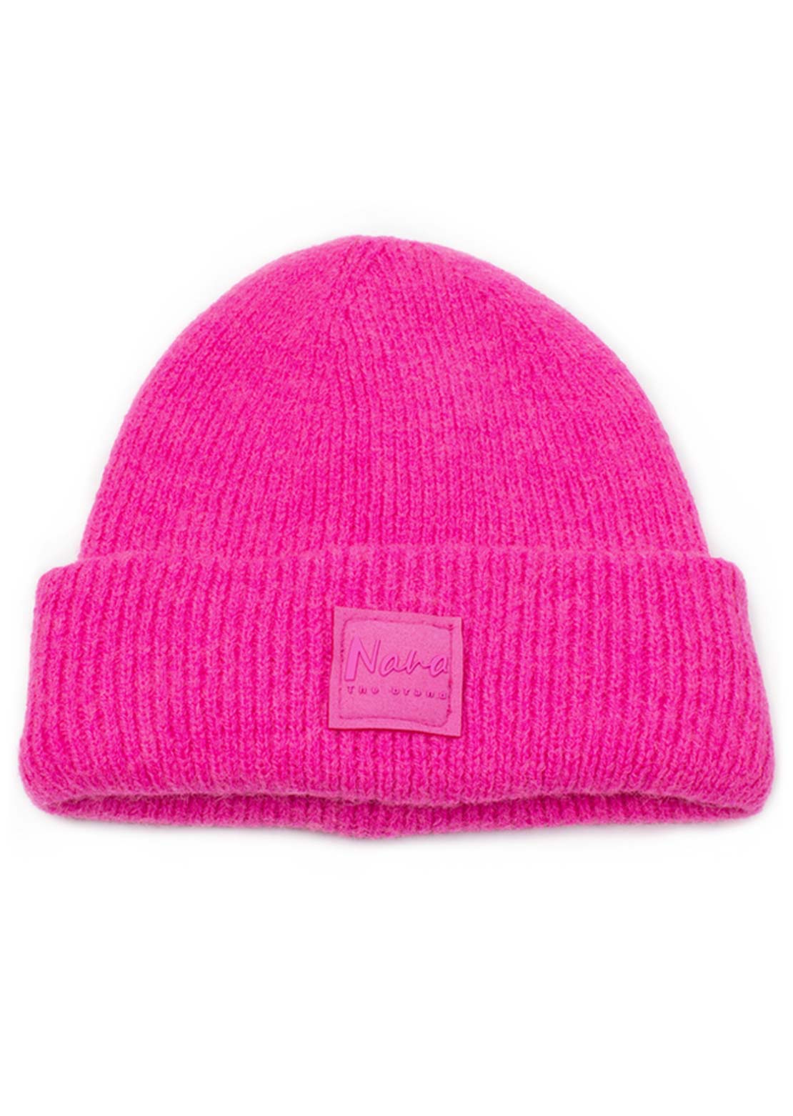 Nana Women's Beanie with Cuff Super Pink