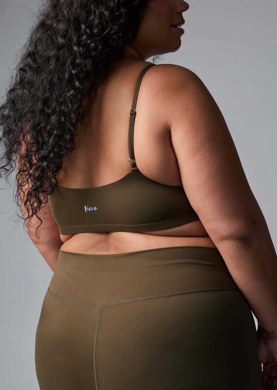 Nana Women's Gracie Sports Bra Khaki Green