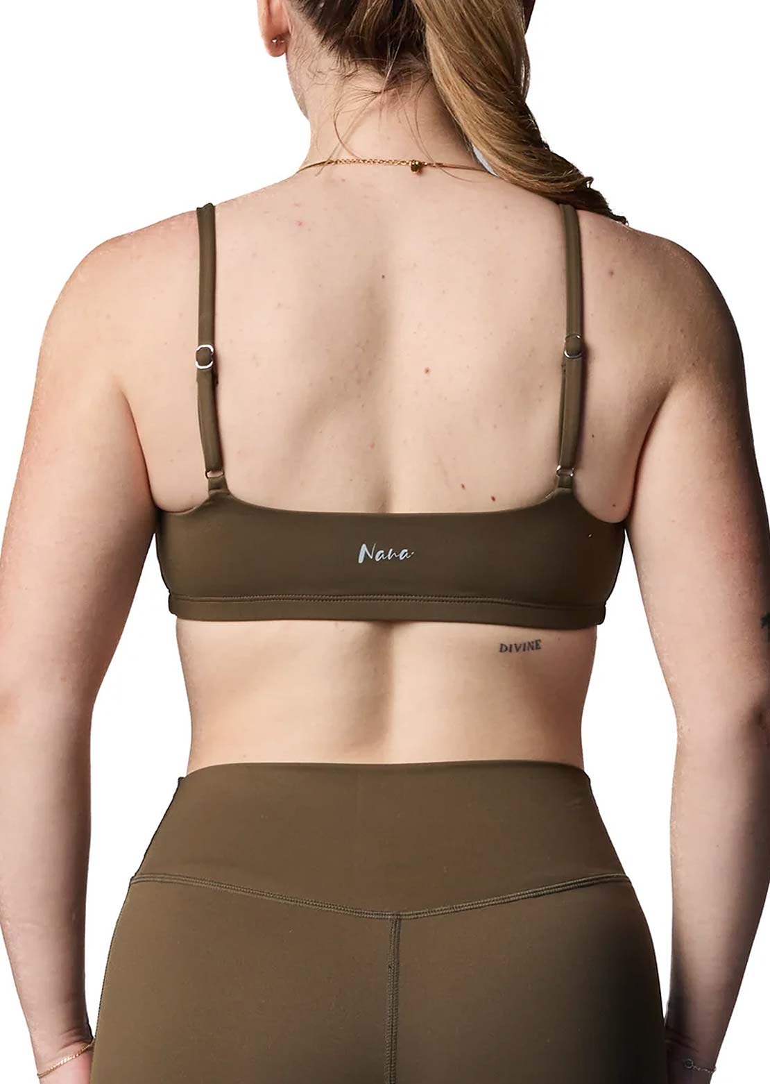 Nana Women's Gracie Sports Bra Khaki Green