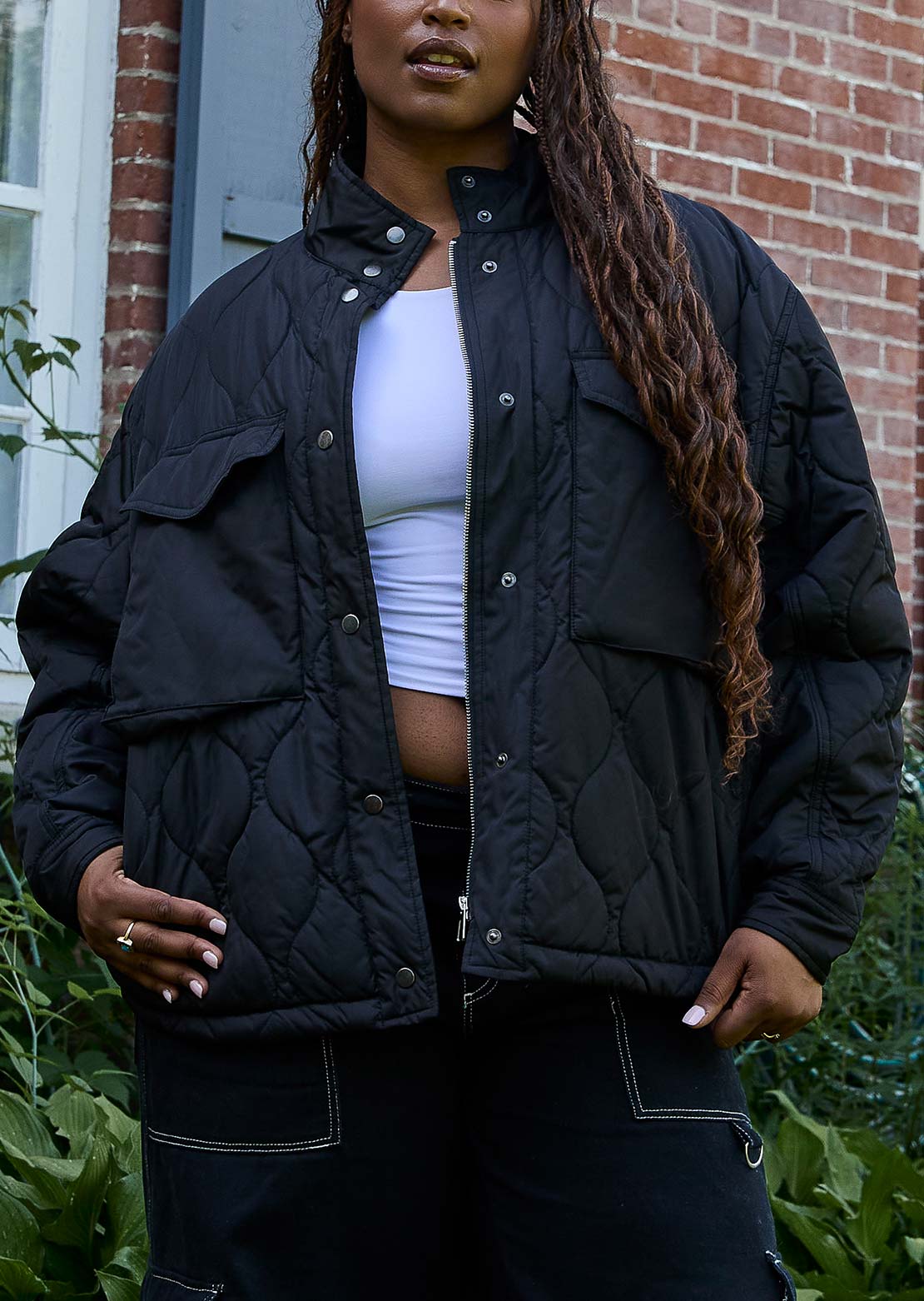 Nana Women's Isabella Quilted Jacket Black