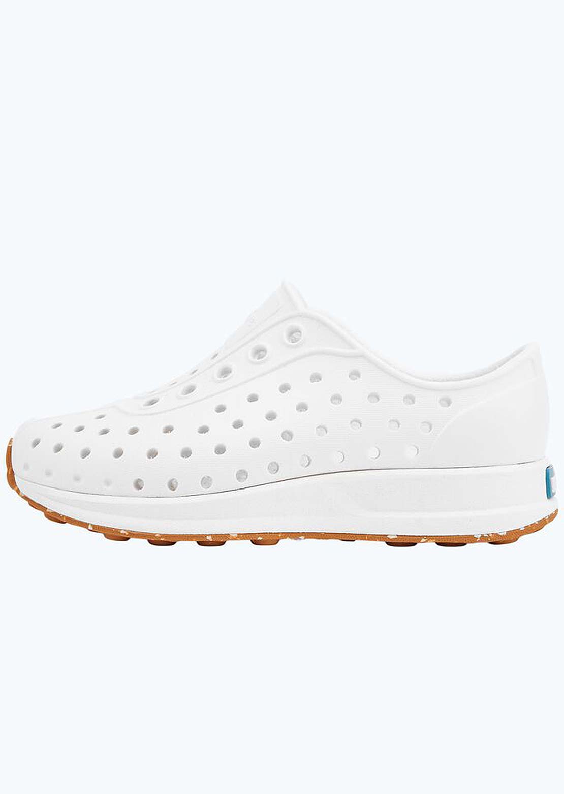Native Junior Robbie Shoes Shell White/Shell White/Mash Speckle Rubber