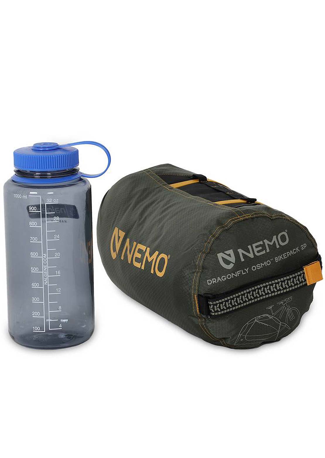 NEMO Equipment Dragonfly OSMO Bikepack 1-Person Tent Marsh/Boreal