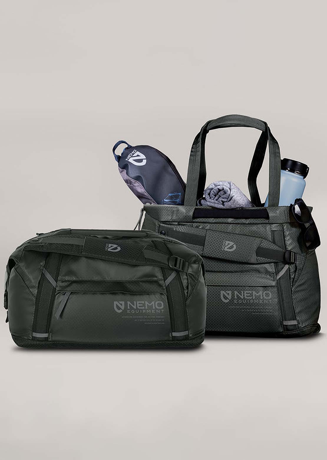 NEMO Unisex Double Haul Convertible Duffel & Tote Bag