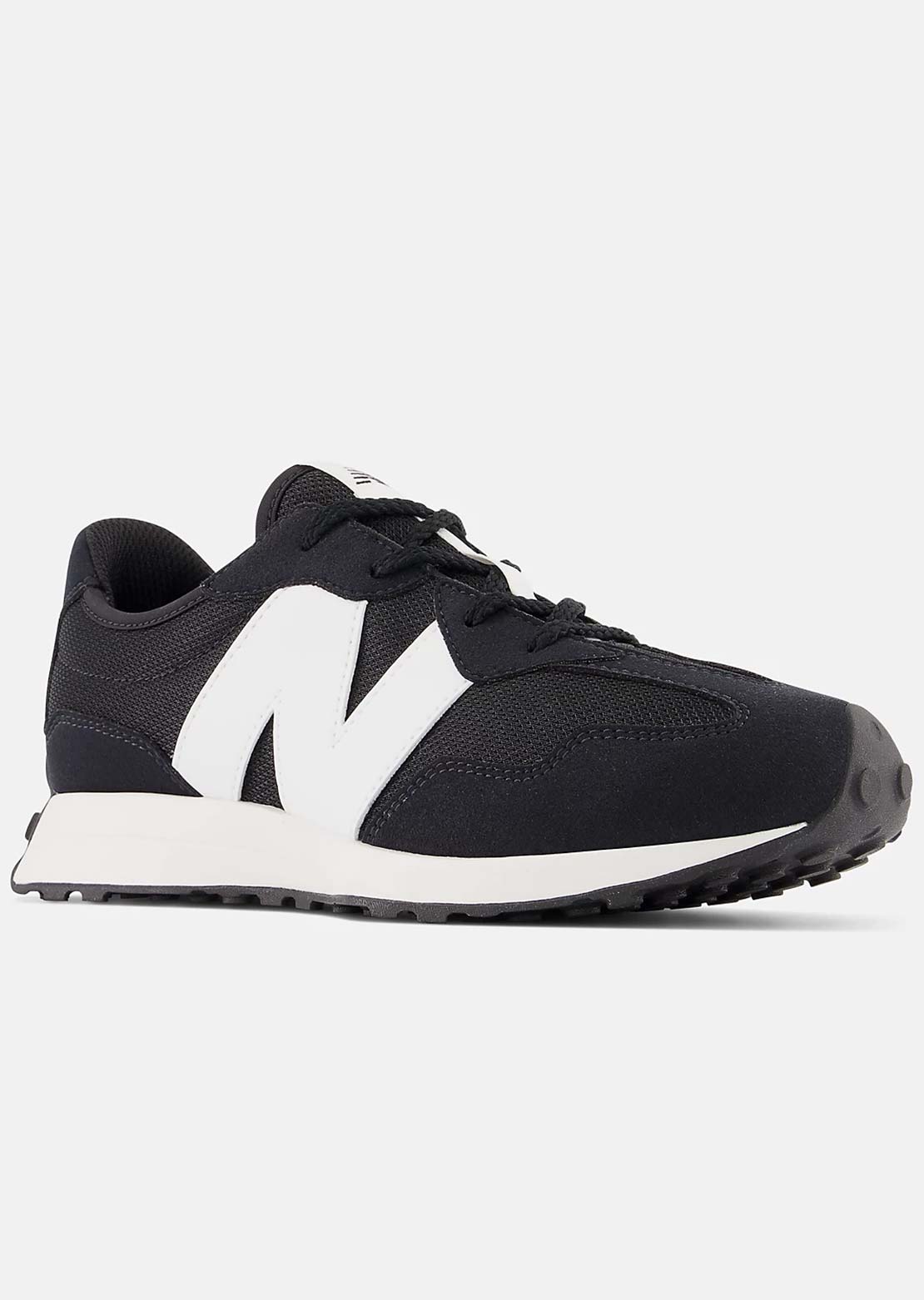New Balance Junior 327 Lace Shoes Black