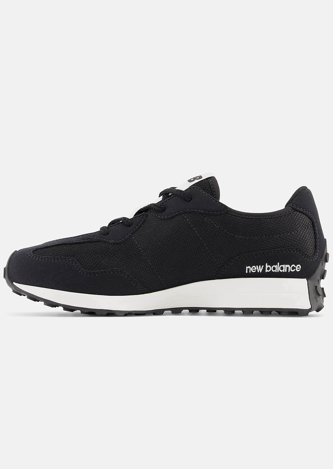 New Balance Junior 327 Lace Shoes Black