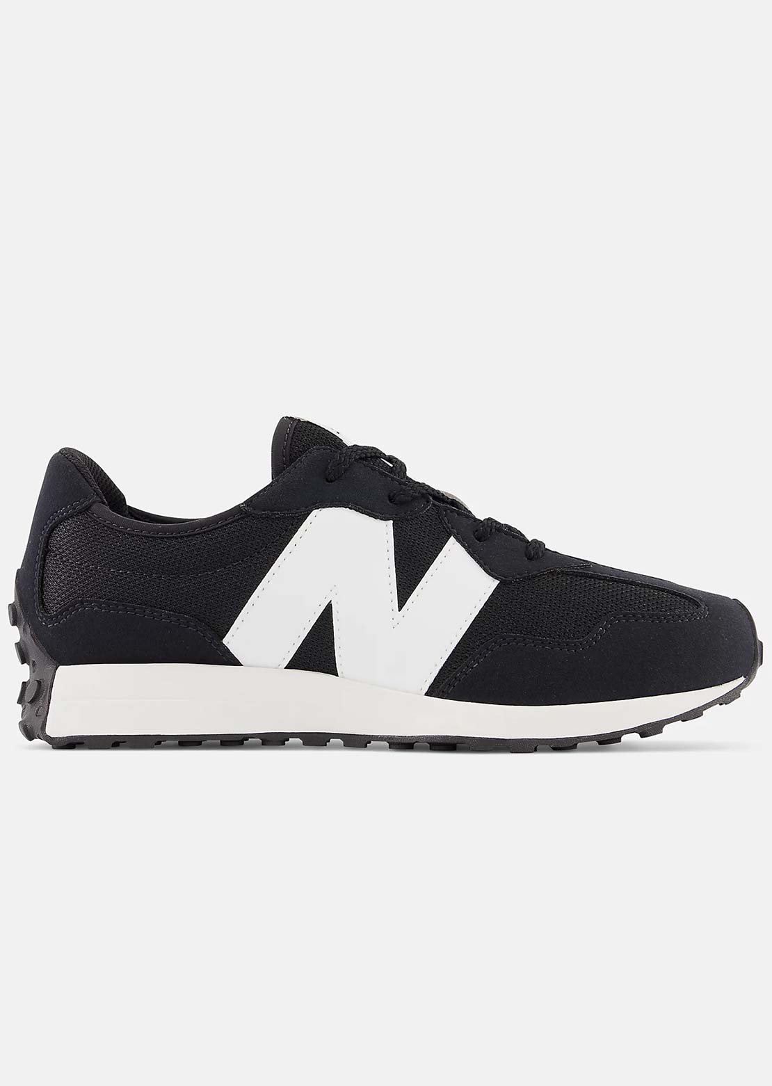 New Balance Junior 327 Lace Shoes Black