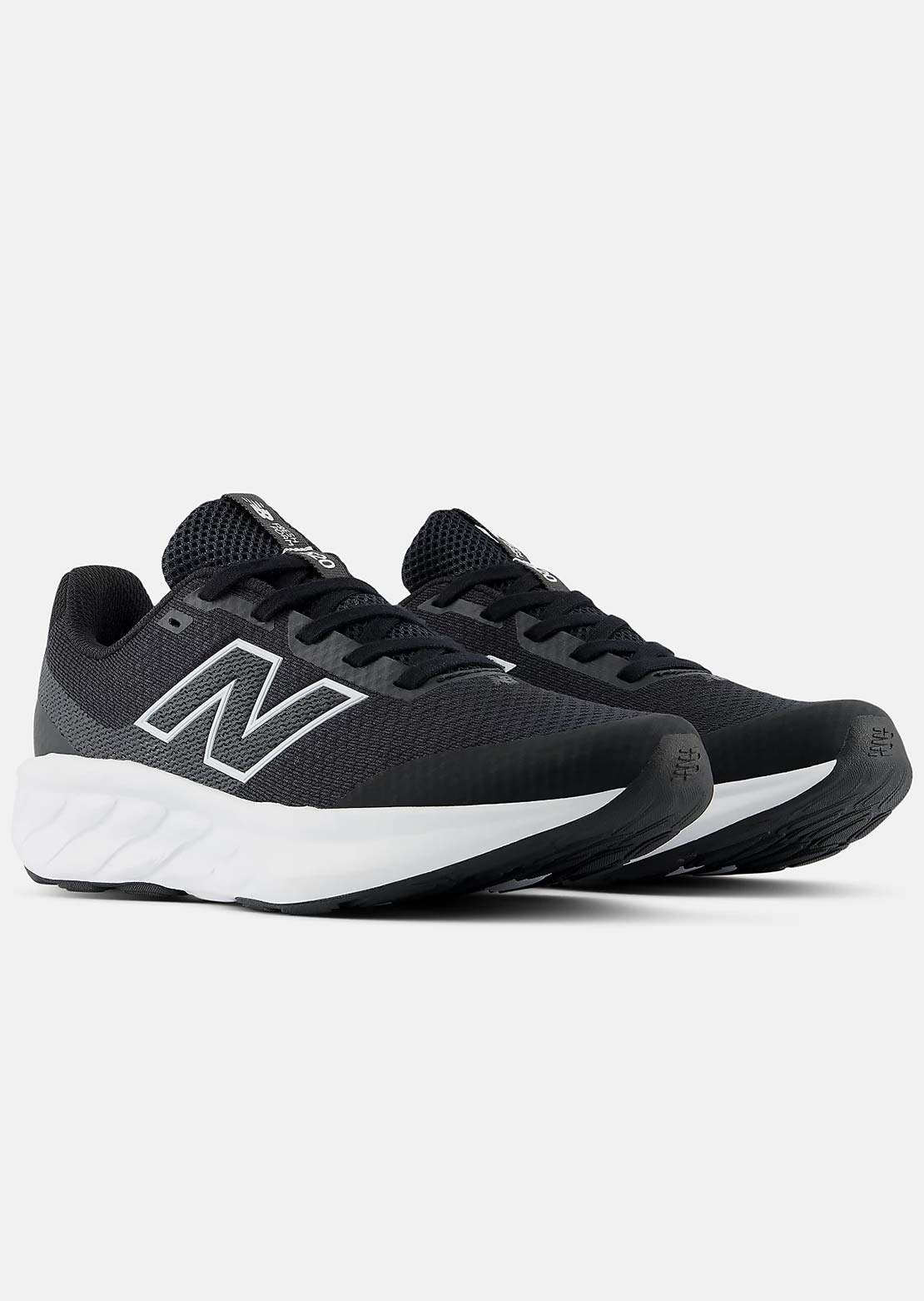 New Balance Junior 520 Lace Shoes Black/White