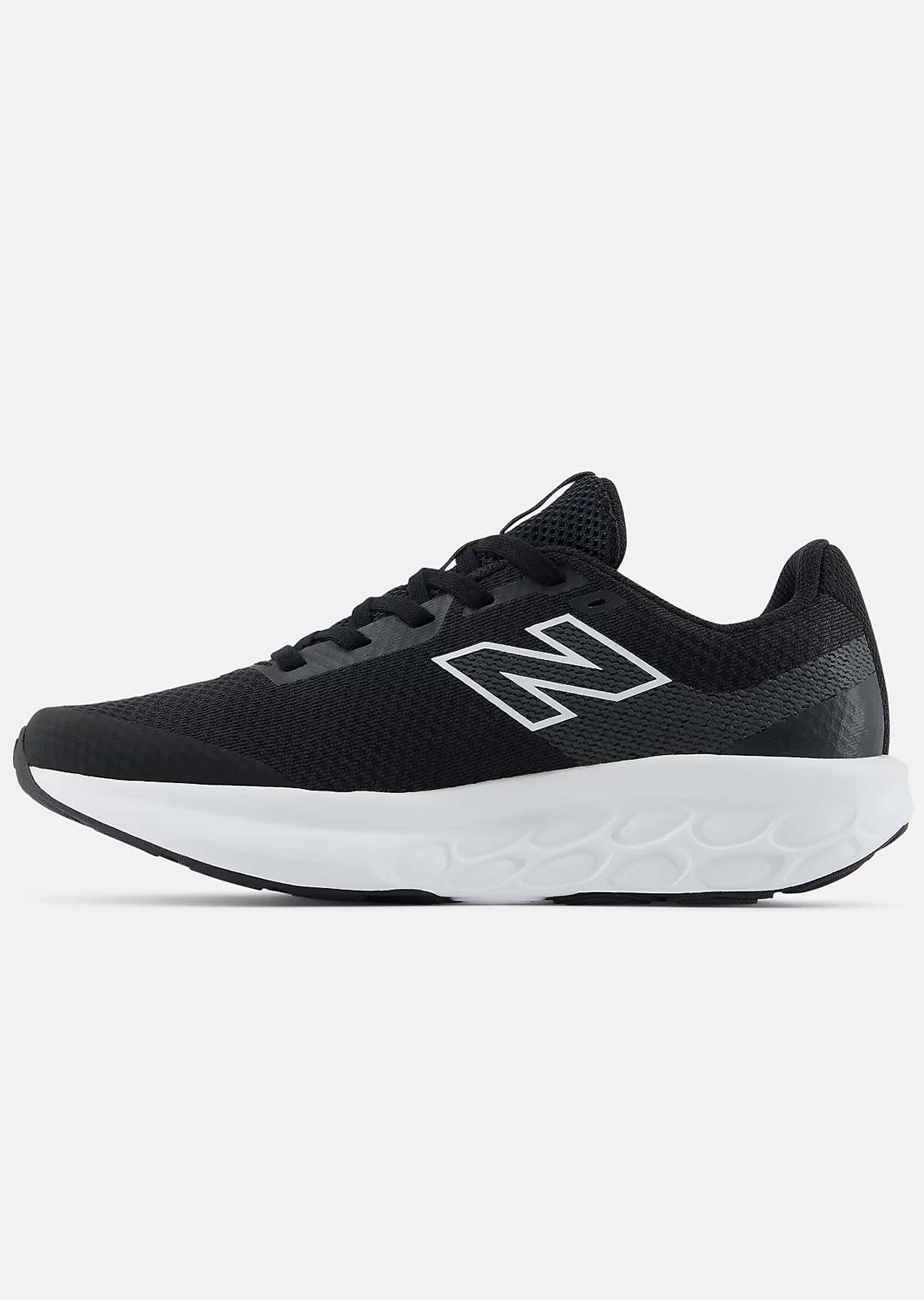 New Balance Junior 520 Lace Shoes Black/White