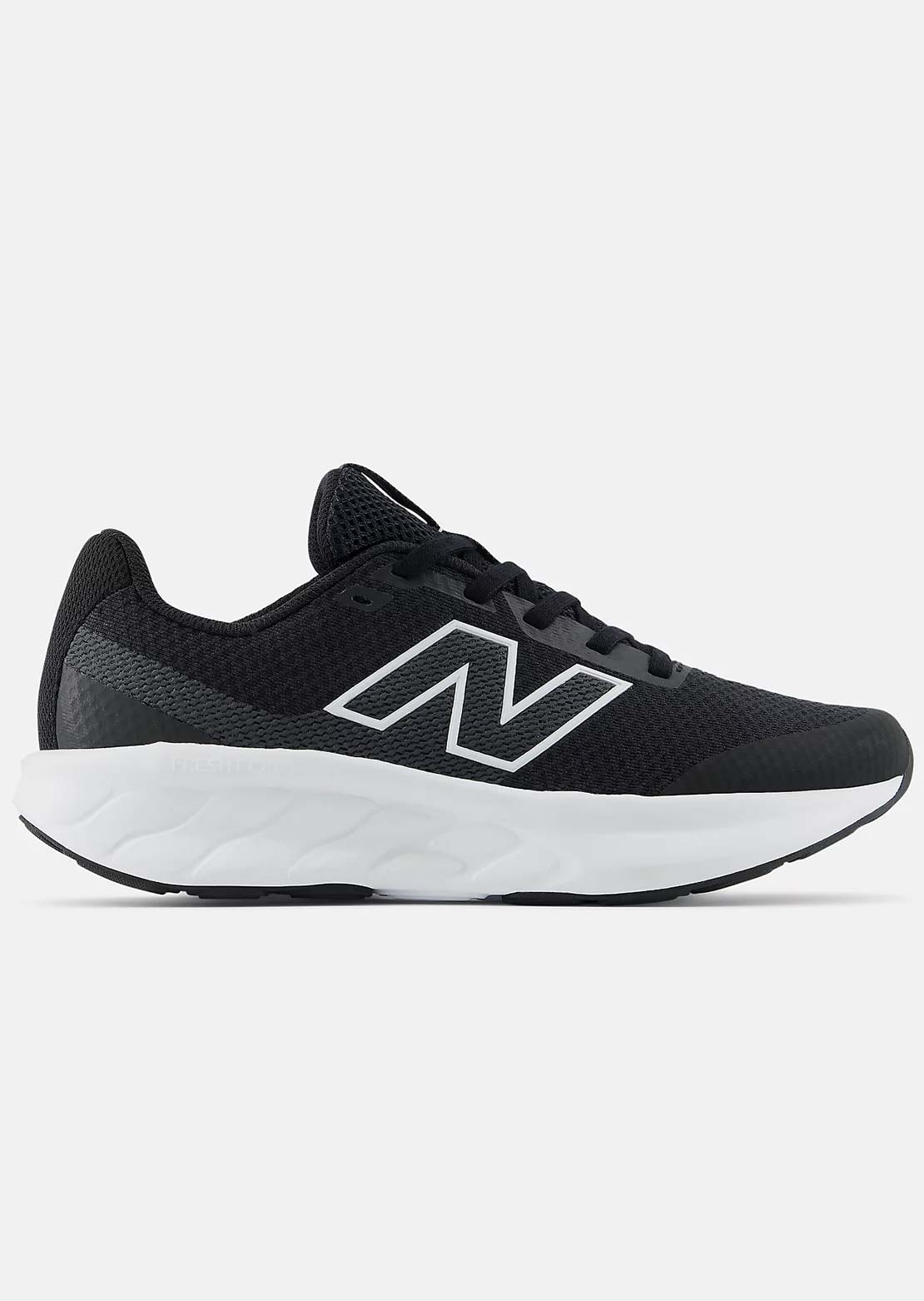 New Balance Junior 520 Lace Shoes Black/White