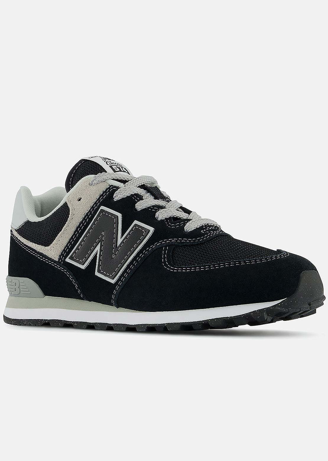 New Balance Junior 574 Shoes Black