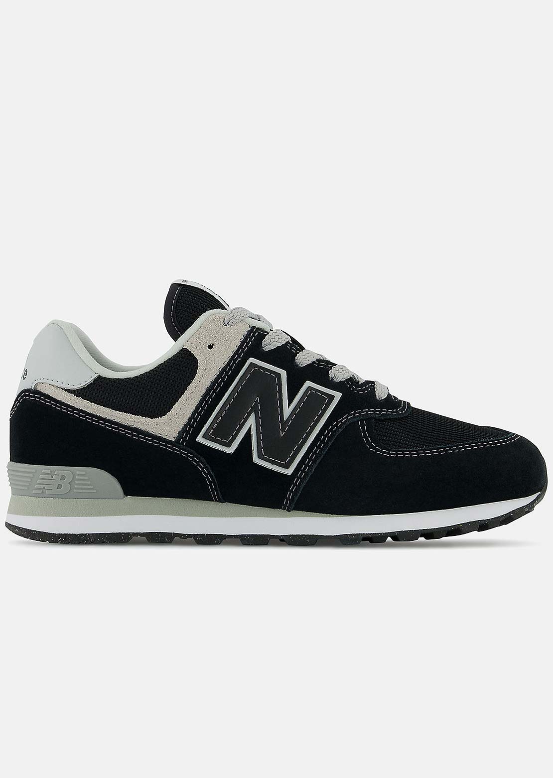 New Balance Junior 574 Shoes Black