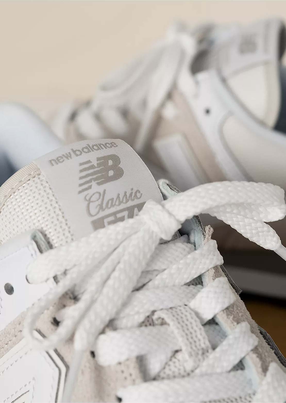 New Balance Junior 574 Shoes Nimbus Cloud/NB White