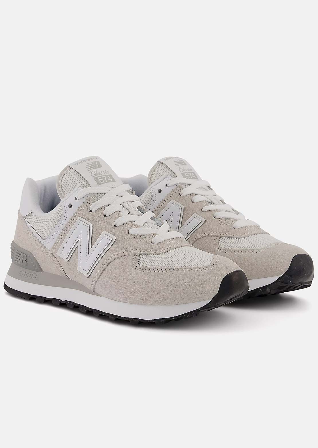 New Balance Junior 574 Shoes Nimbus Cloud/NB White
