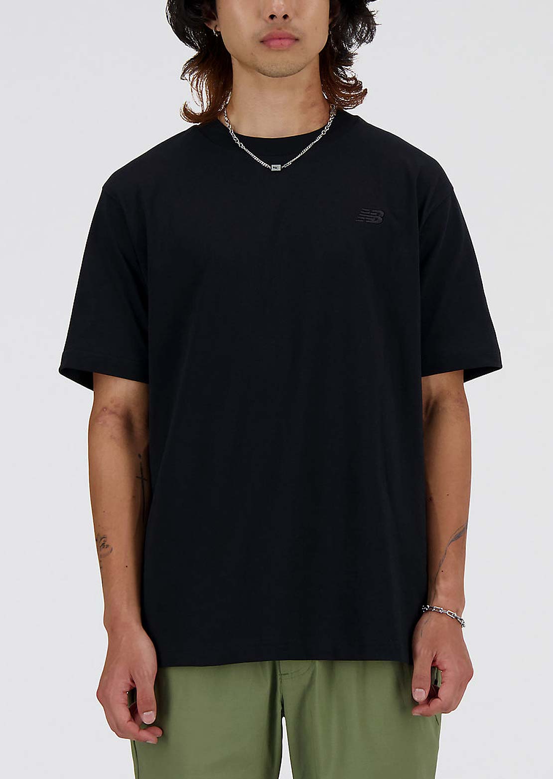 New Balance Men’s Athletics Cotton T-Shirt Black