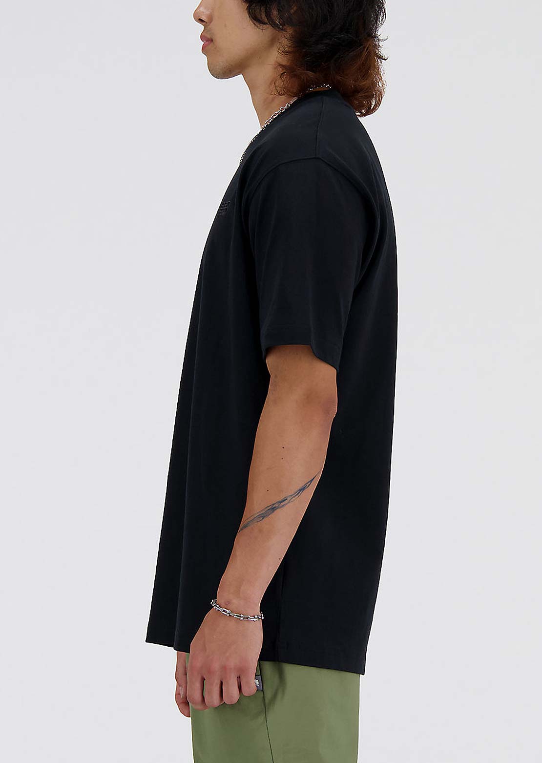 New Balance Men’s Athletics Cotton T-Shirt Black