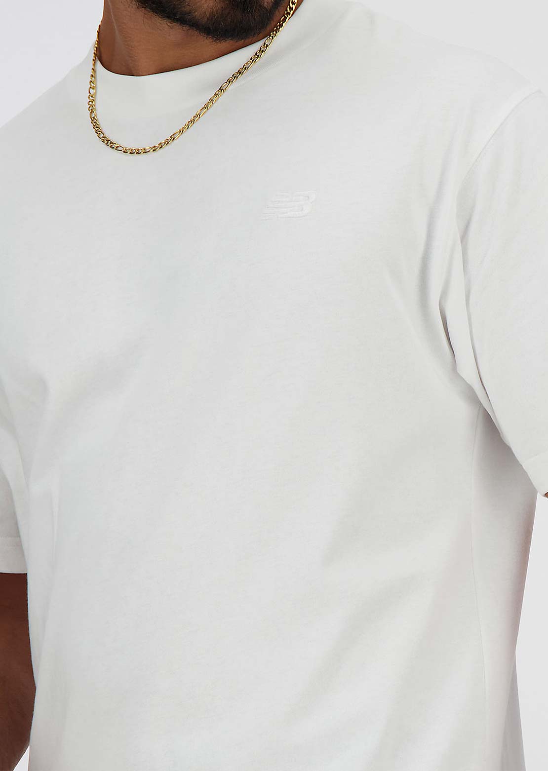 New Balance Men’s Athletics Cotton T-Shirt White