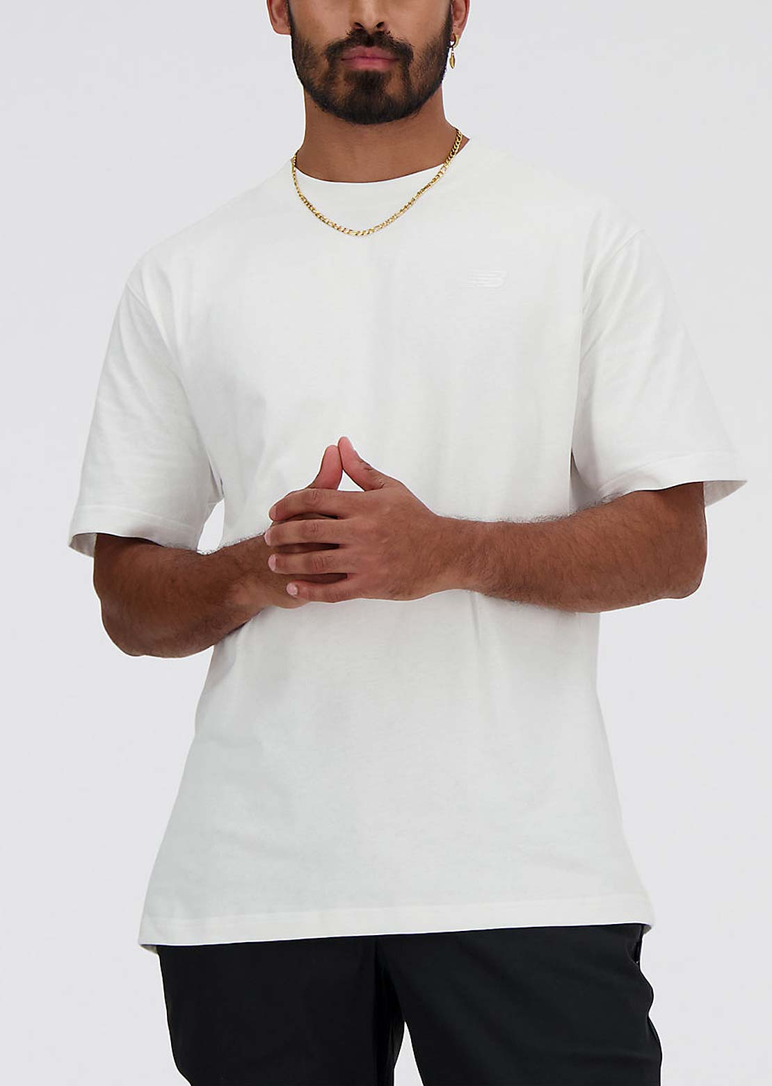 New Balance Men’s Athletics Cotton T-Shirt White