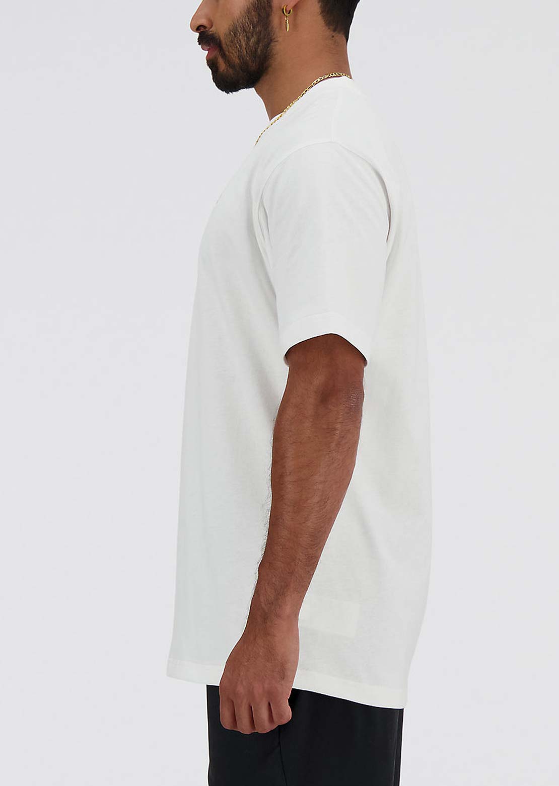 New Balance Men’s Athletics Cotton T-Shirt White