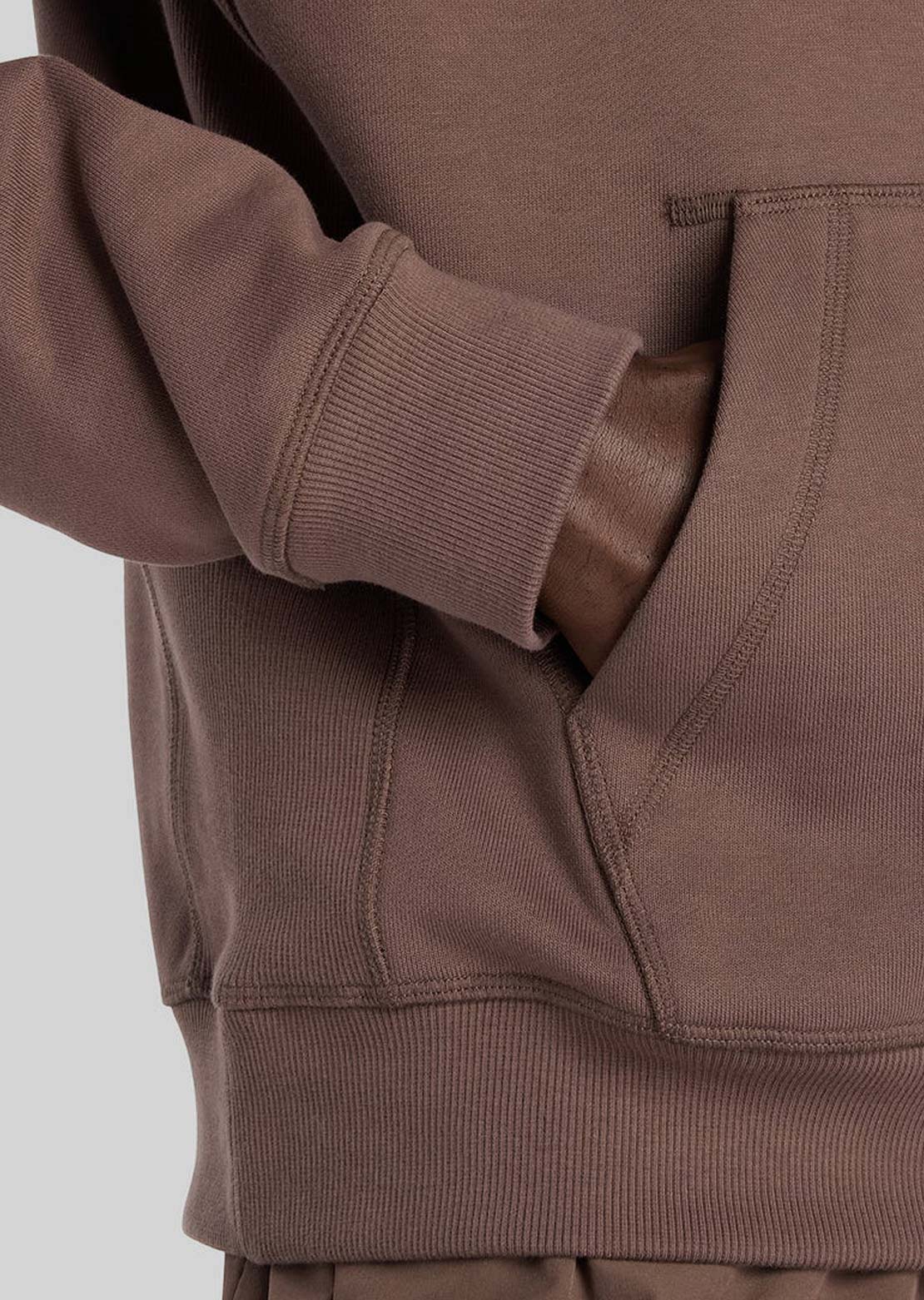 New Balance Men’s Athletics French Terry Logo Hood Cortado