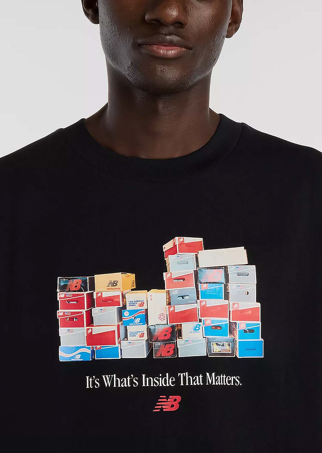 New Balance Men’s Boxes T-Shirt Black
