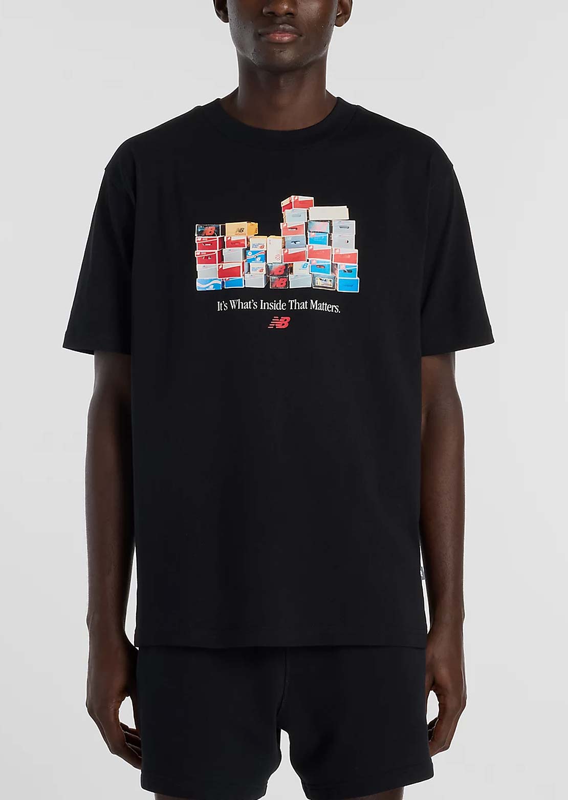 New Balance Men’s Boxes T-Shirt Black