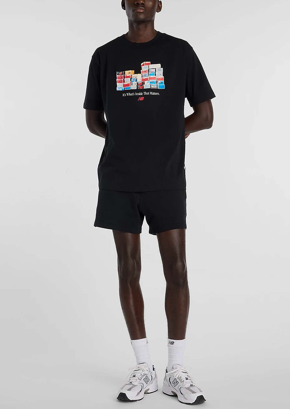 New Balance Men’s Boxes T-Shirt Black