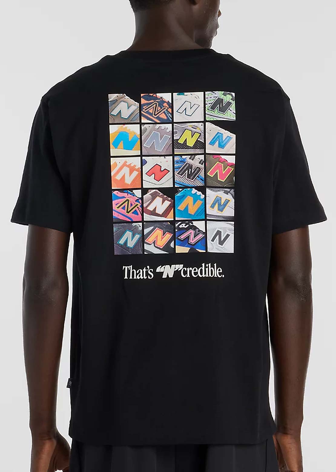 New Balance Men’s N Collage T-Shirt Black