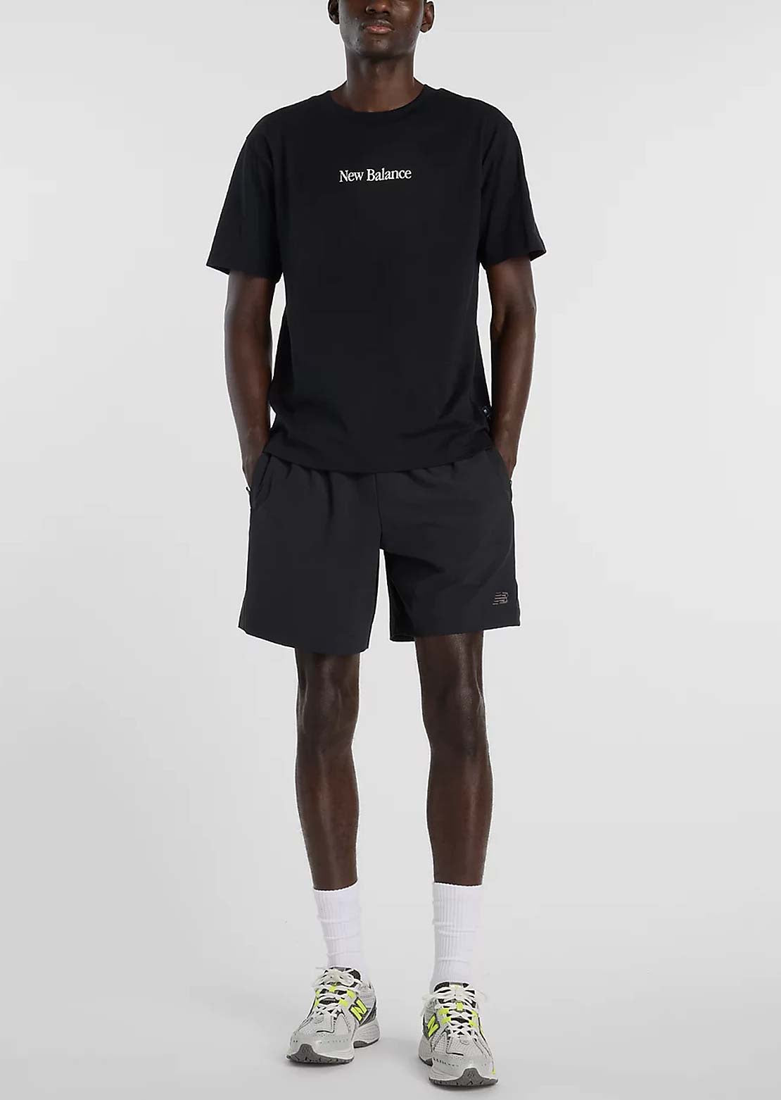New Balance Men’s N Collage T-Shirt Black