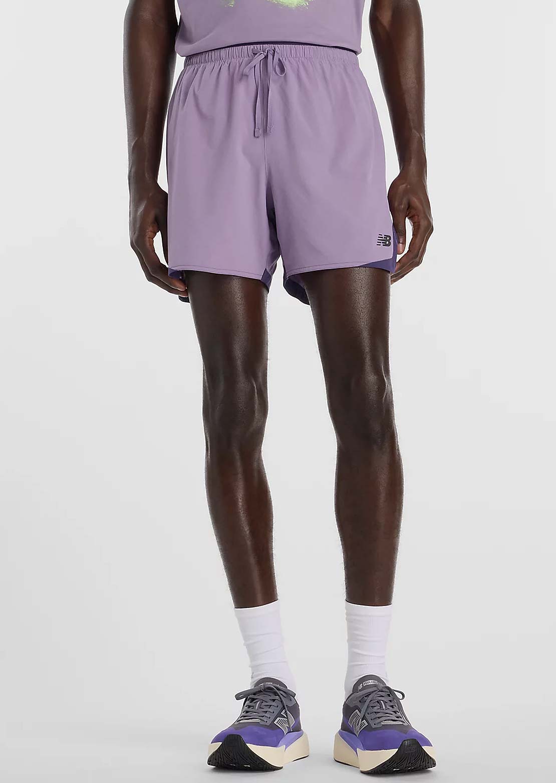 New Balance Men’s RC Essential 5" Shorts Candied Violet