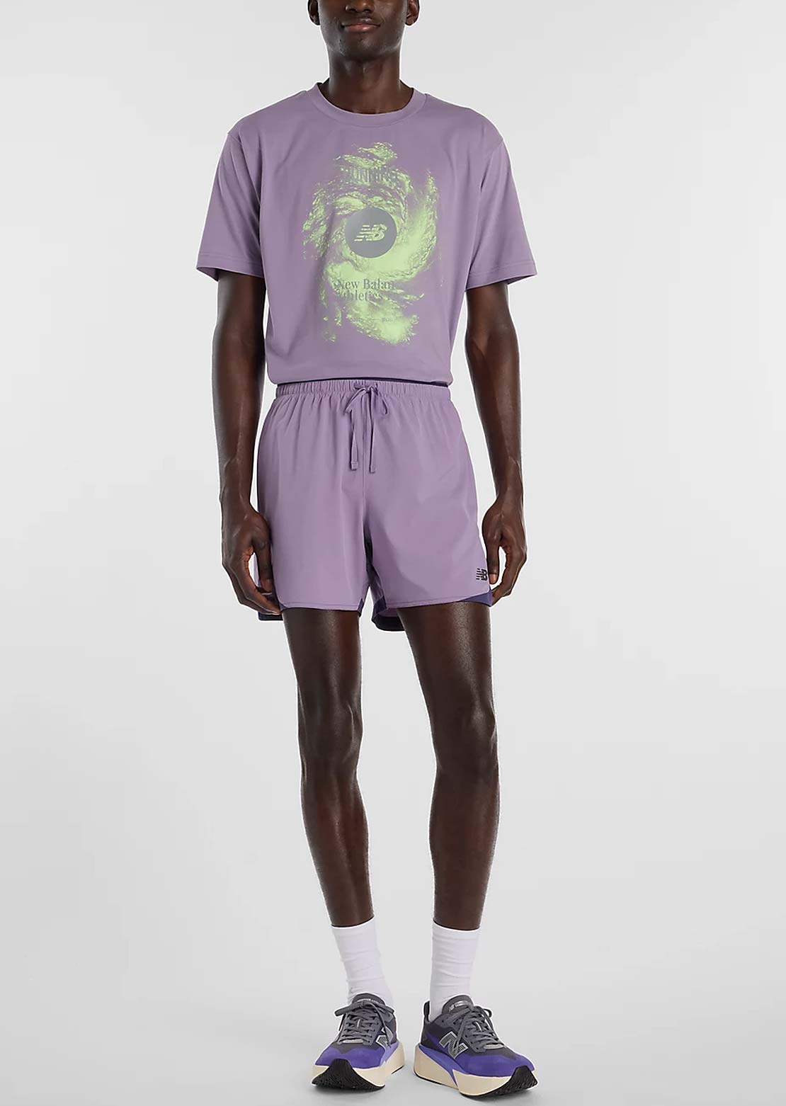 New Balance Men’s RC Essential 5" Shorts Candied Violet