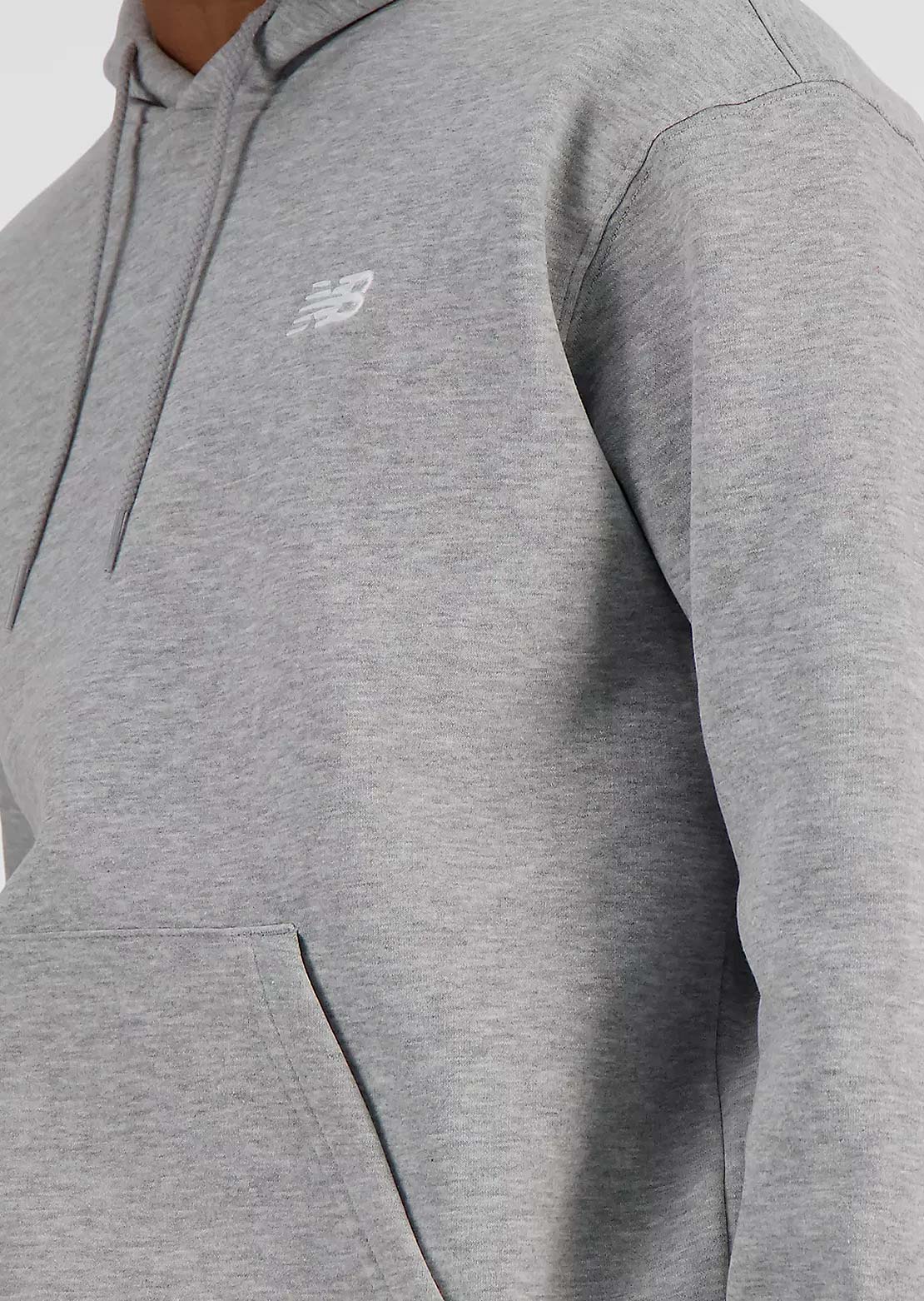 New Balance Men’s Sport Essentials Fleece Hood Grey