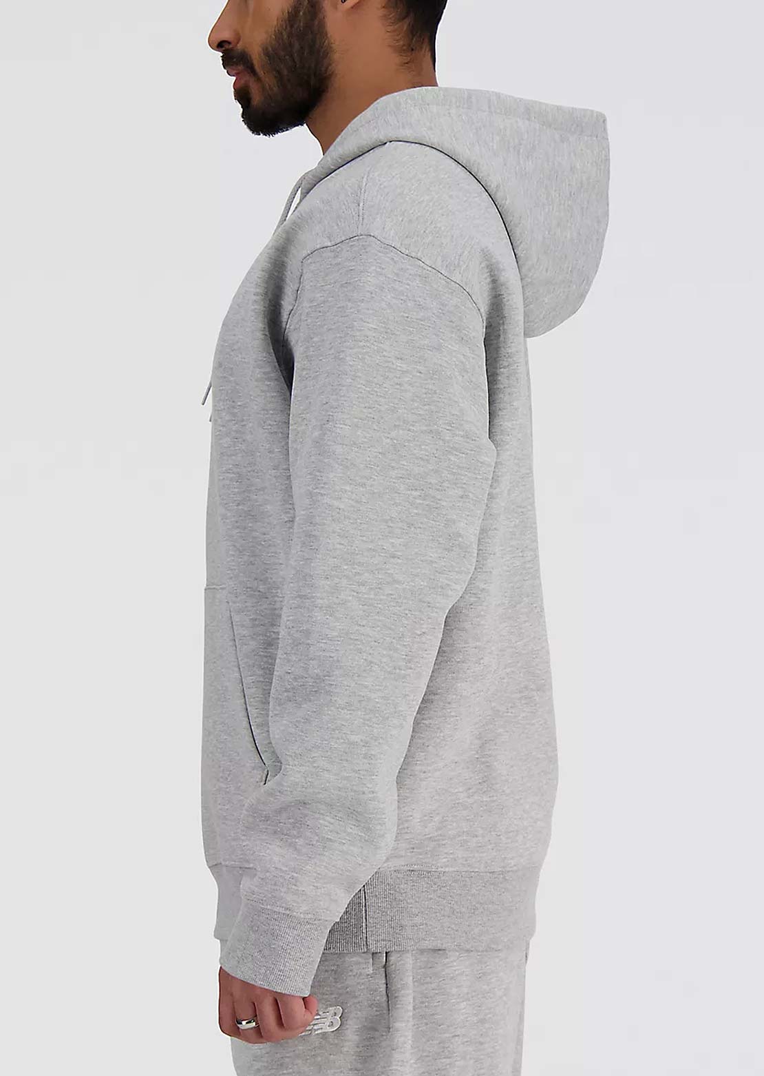 New Balance Men’s Sport Essentials Fleece Hood Grey