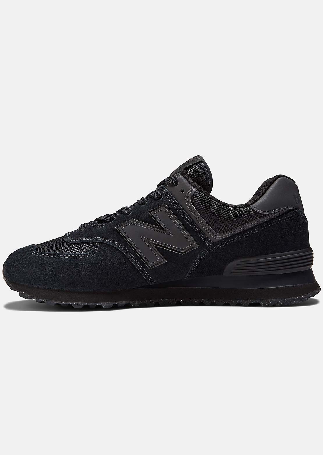New Balance Men's 574 Shoes Black/Black