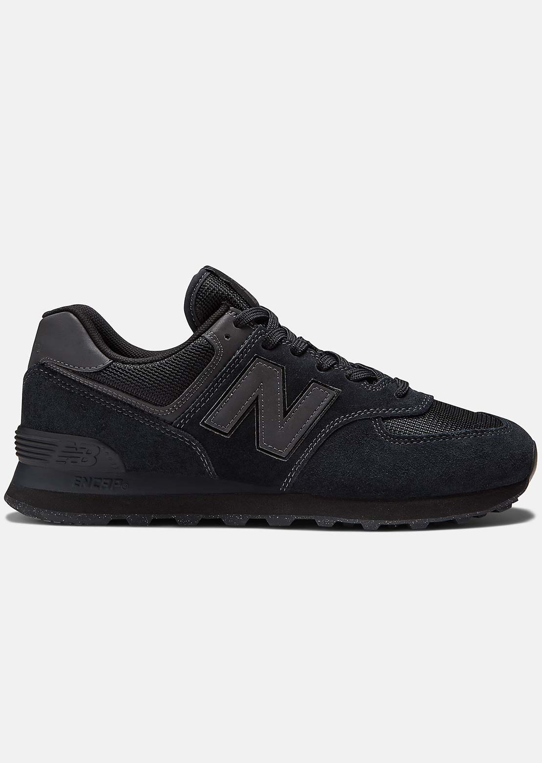 New Balance Men's 574 Shoes Black/Black