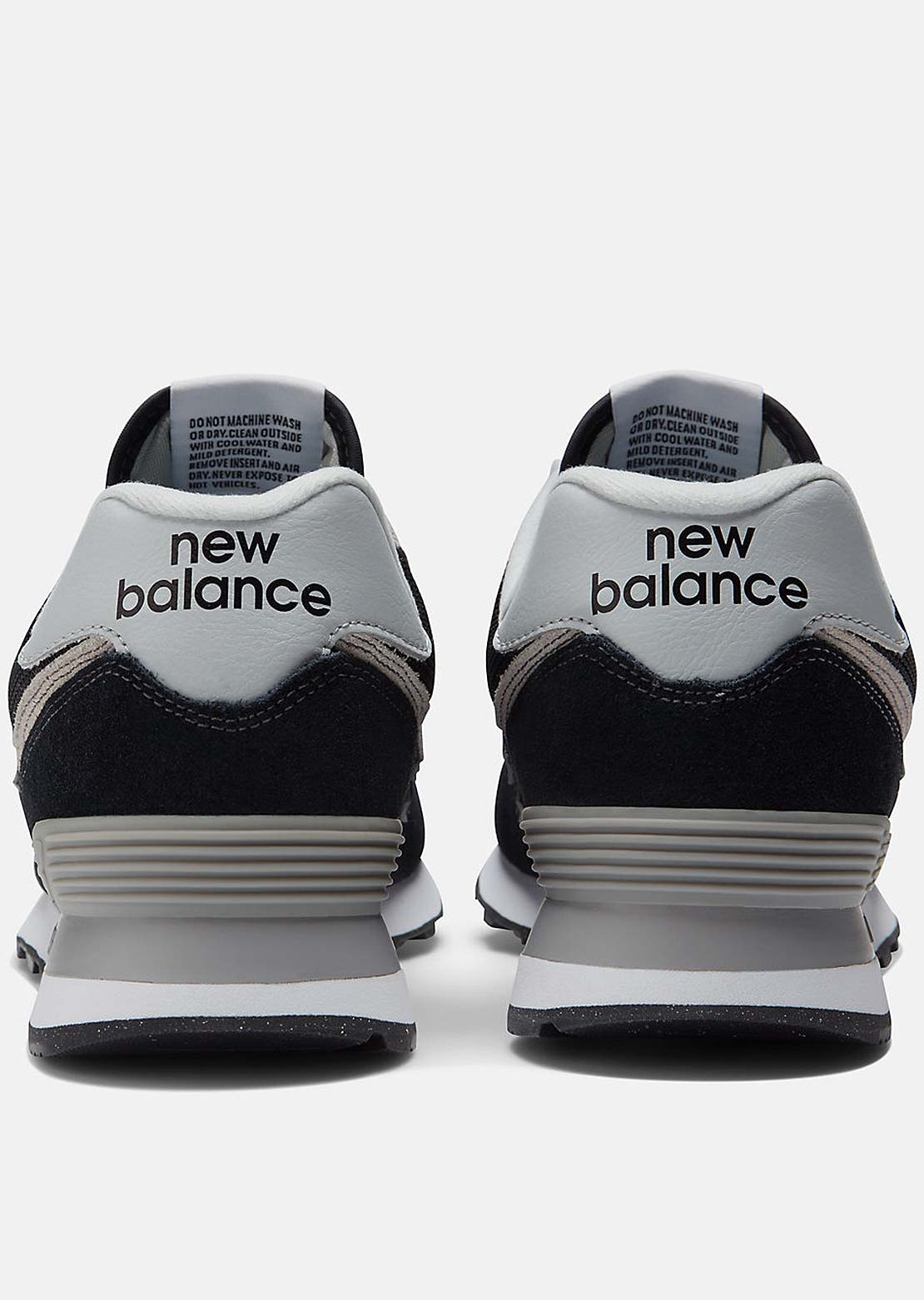 New Balance Men&#39;s 574 Shoes Black/White