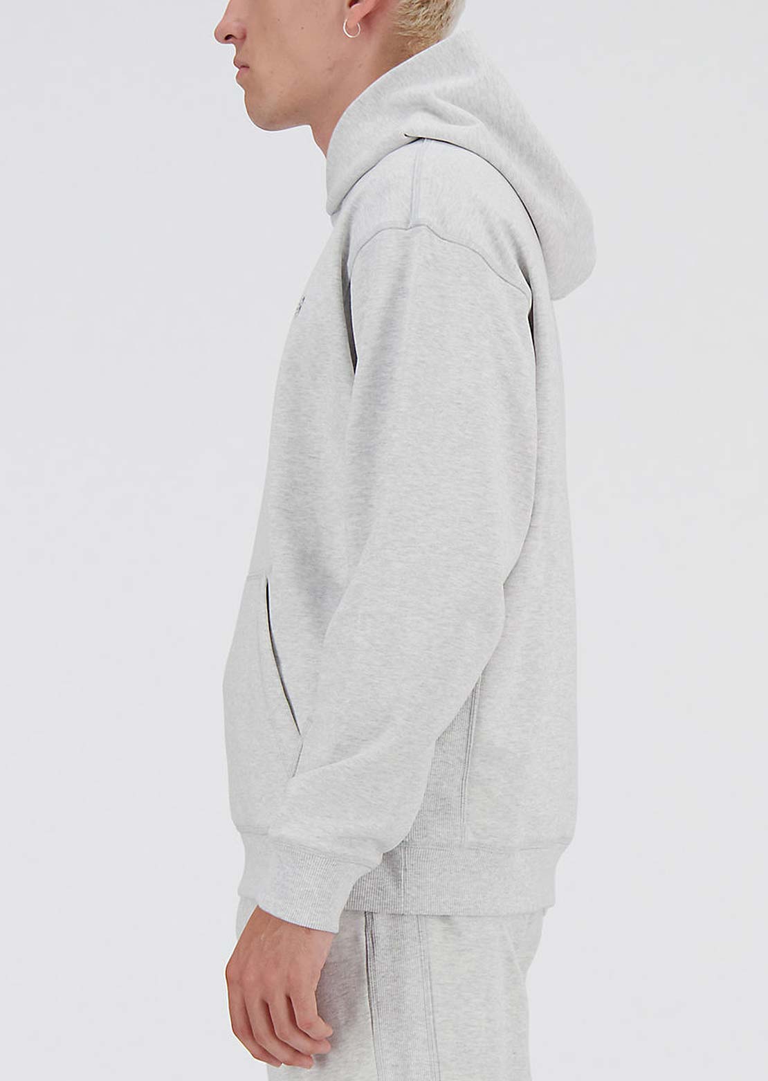 New Balance Men's Athletics French Terry Hood Grey