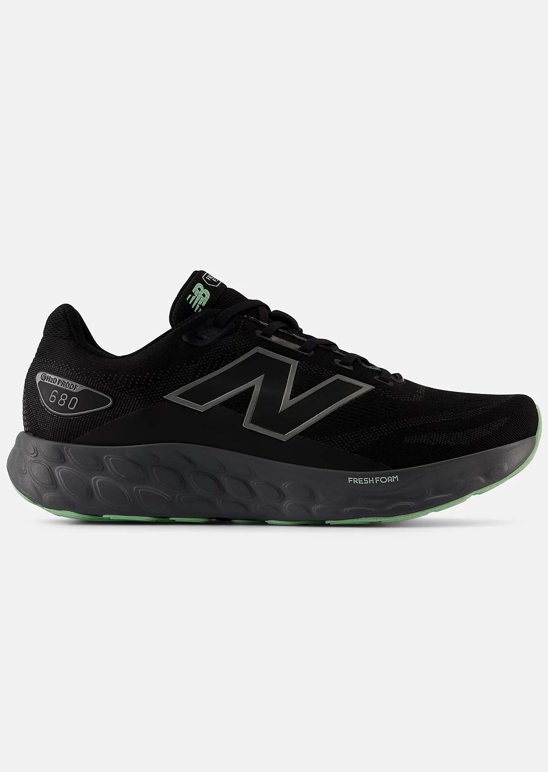 New Balance Men's Fresh Foam 680 V8 Waterproof Running Shoes Black