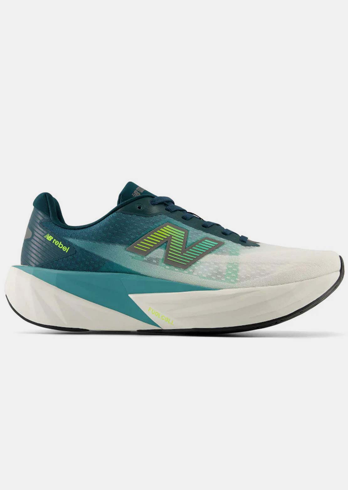 New Balance Men's FuelCell Rebel v5 Running Shoes Medusa Green