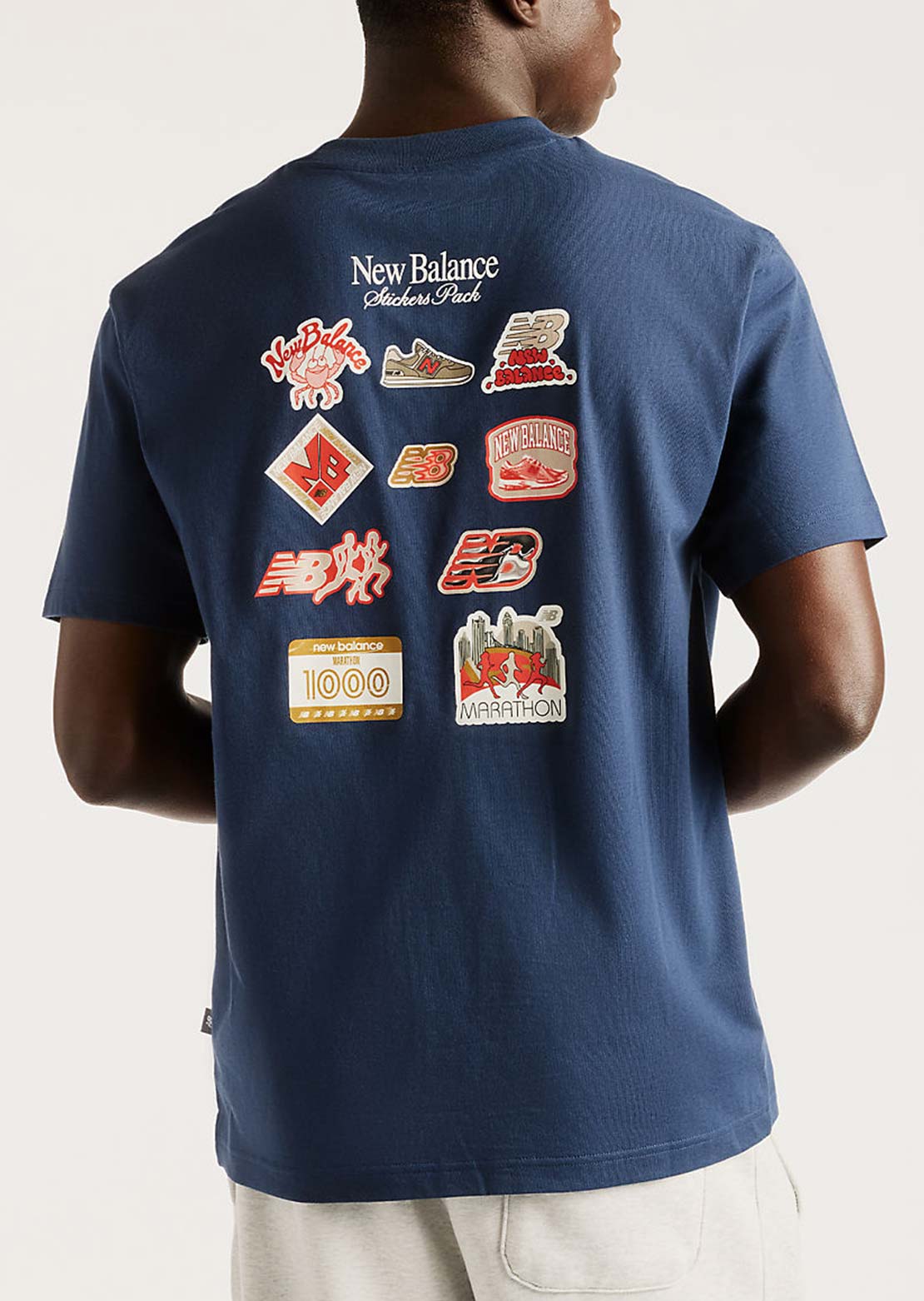 New Balance Men's Sticker Pack T-Shirt
