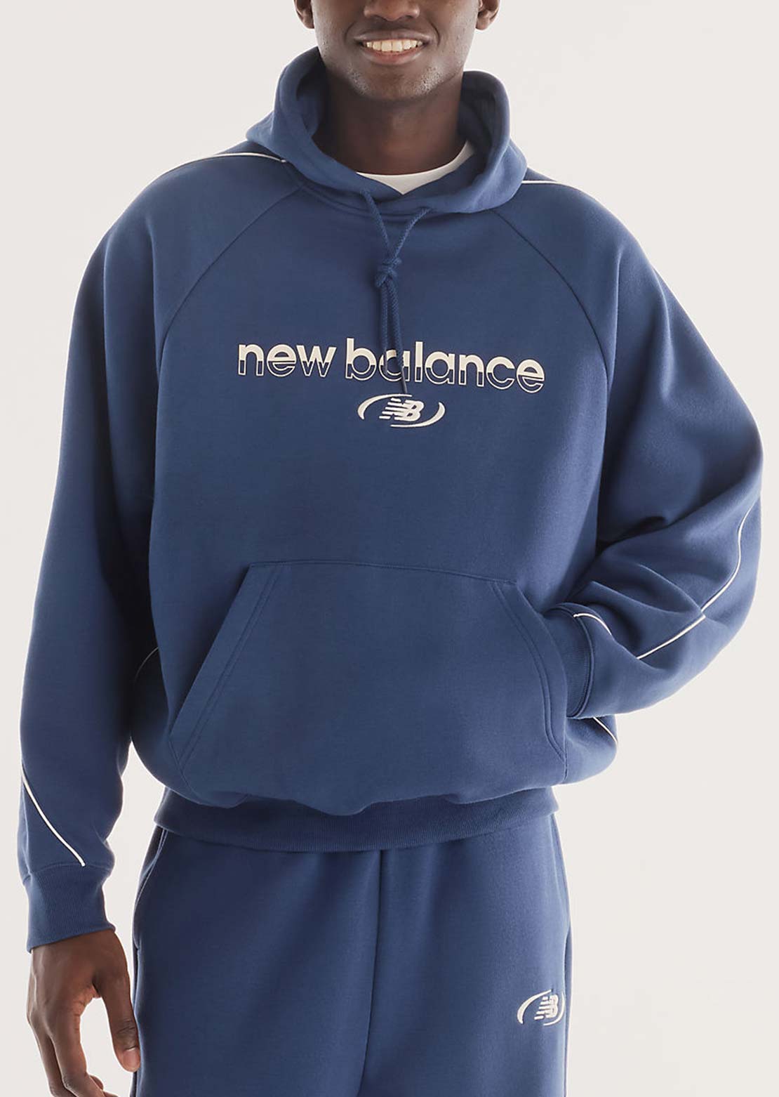 New Balance Hommes Trackside Fleece Chandail à capuche