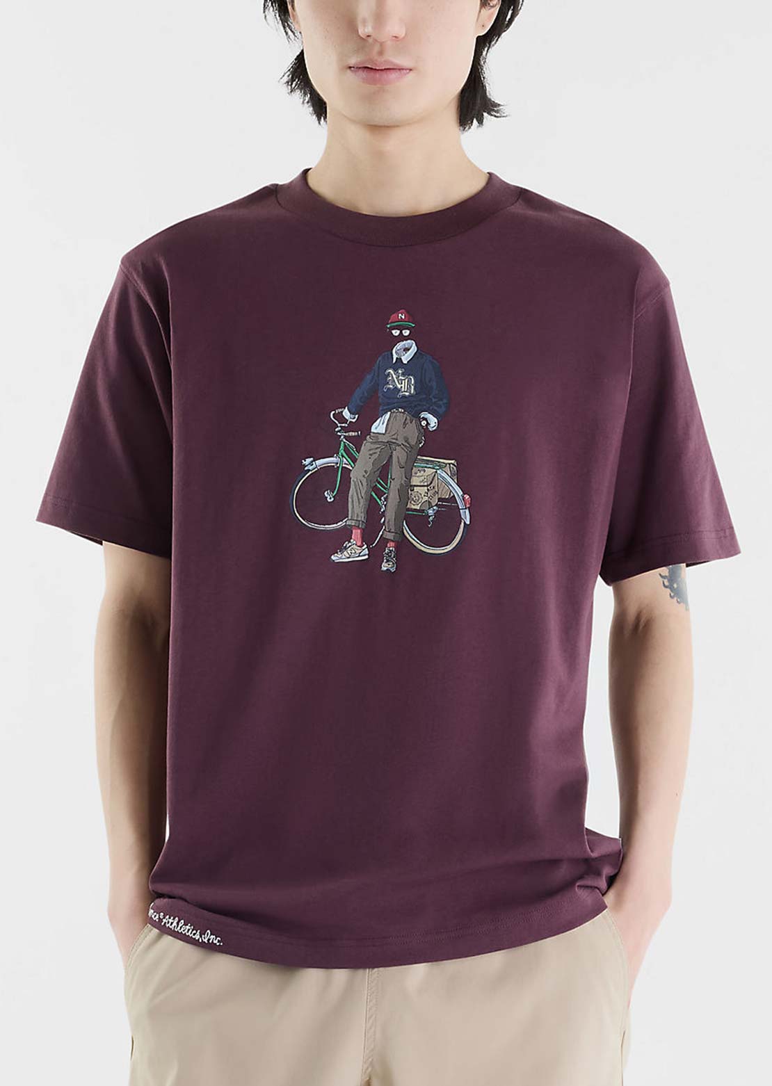 New Balance Hommes Varsity Bike T-Shirt