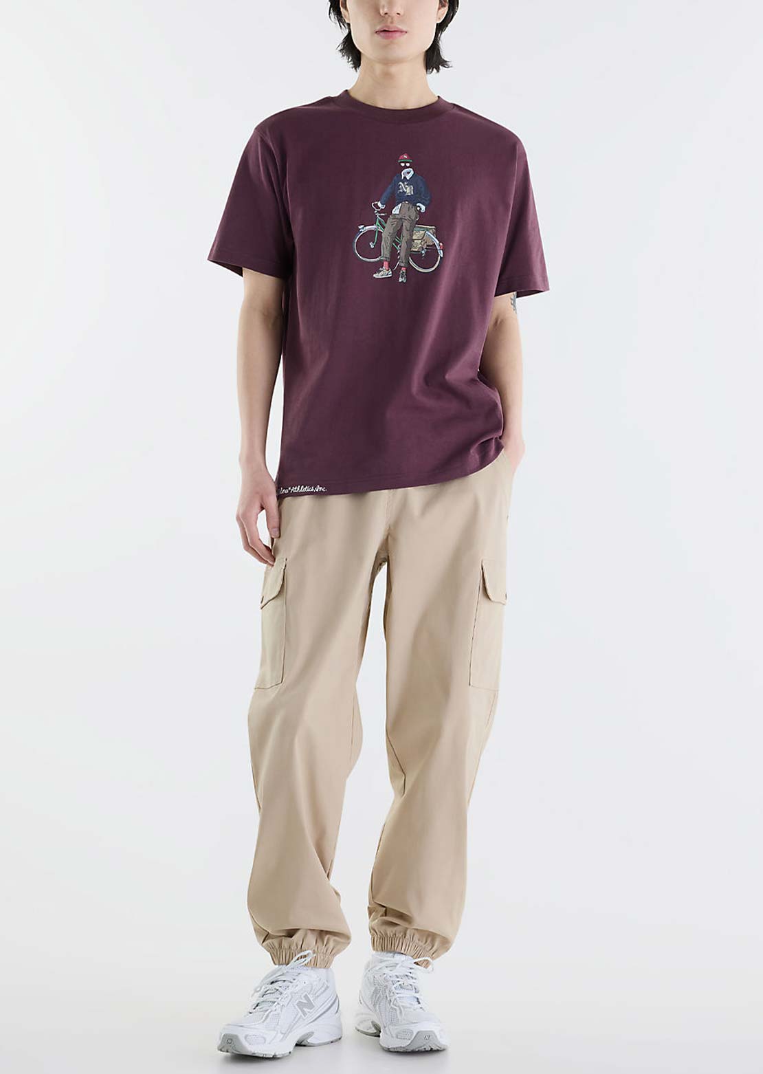 New Balance Hommes Varsity Bike T-Shirt
