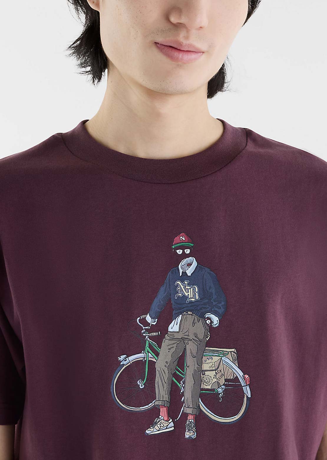 New Balance Hommes Varsity Bike T-Shirt