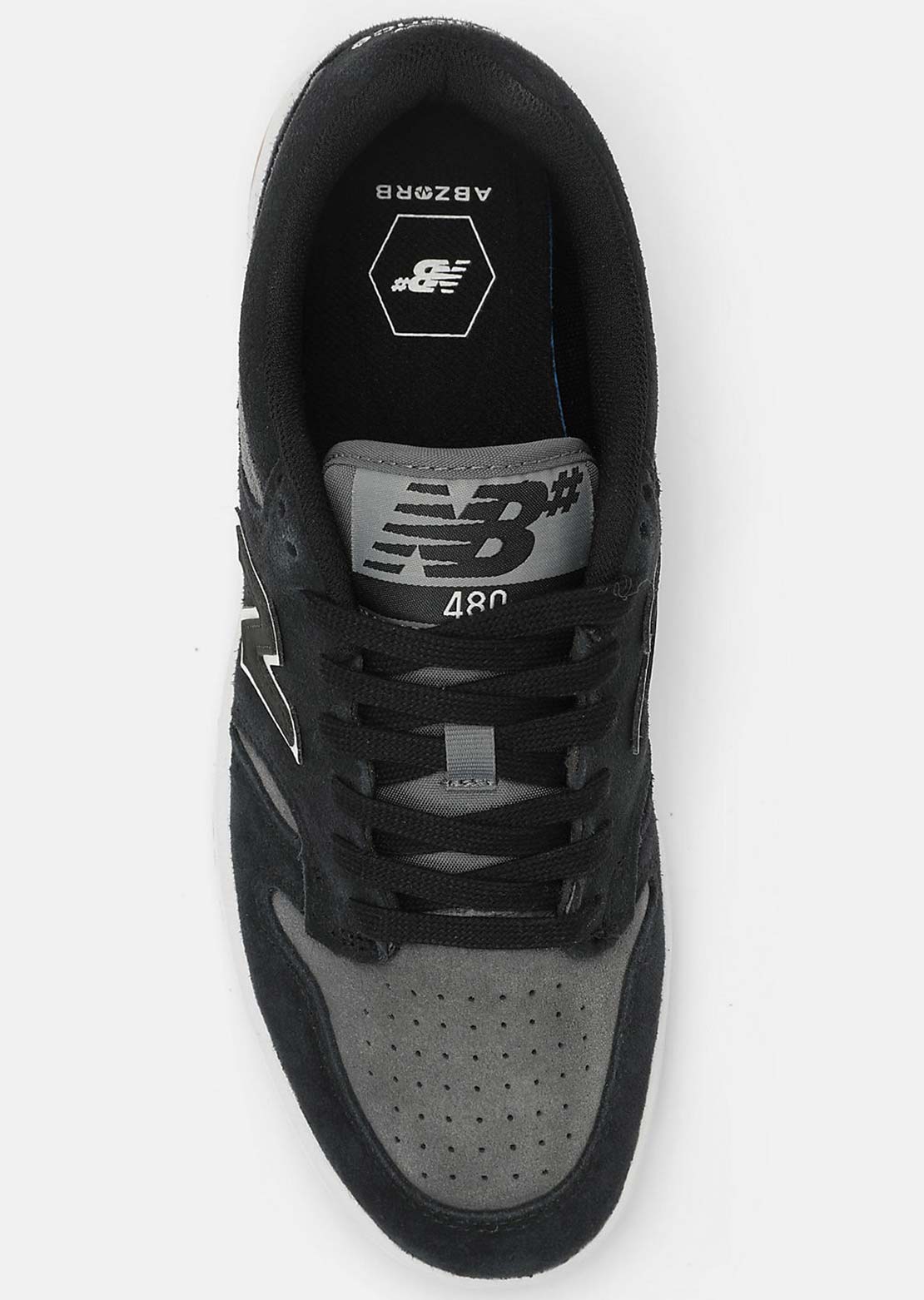 New Balance Numeric 480 Shoes Black/Grey