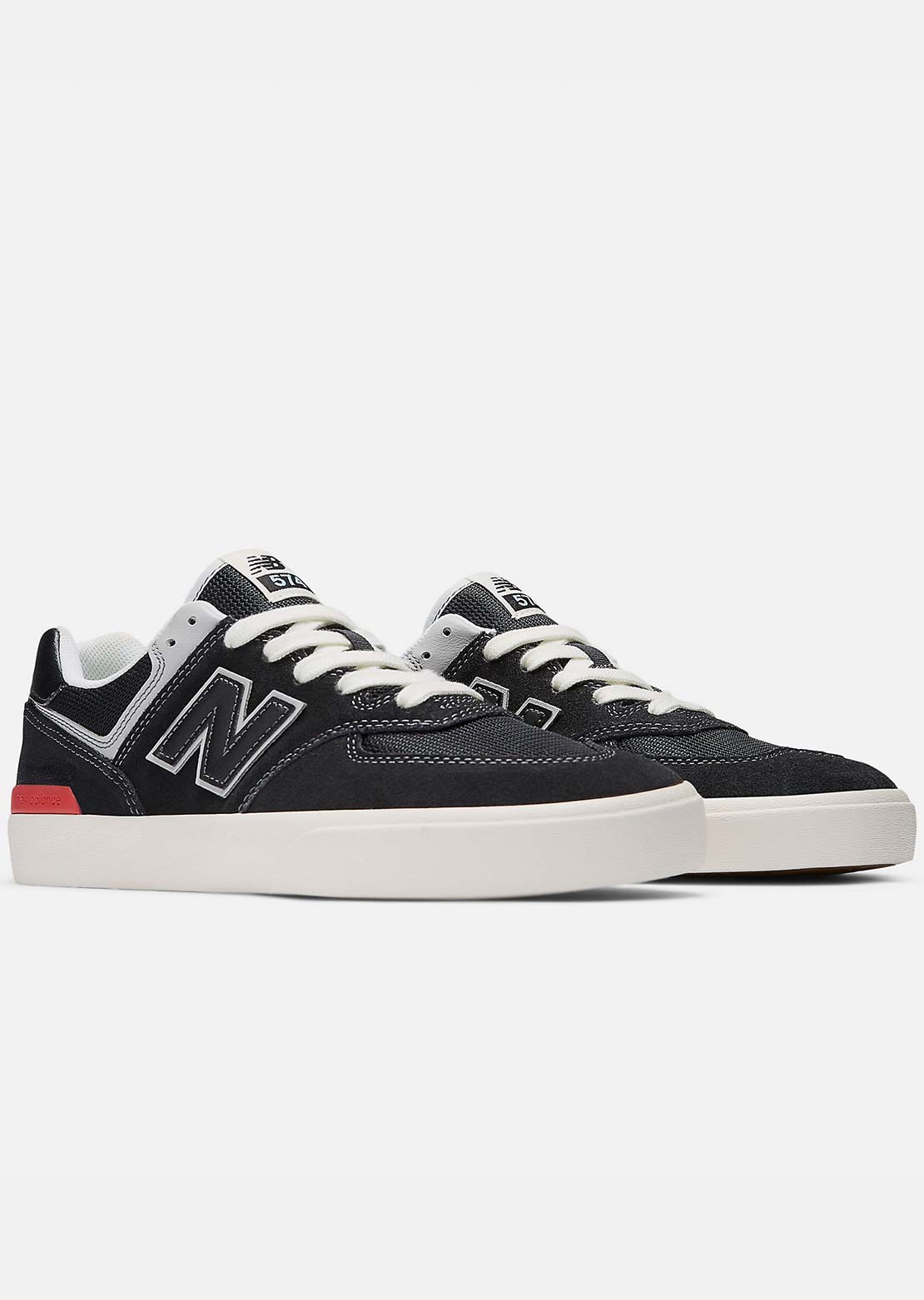 New Balance Numeric 574-Vulc Shoes Black/Grey