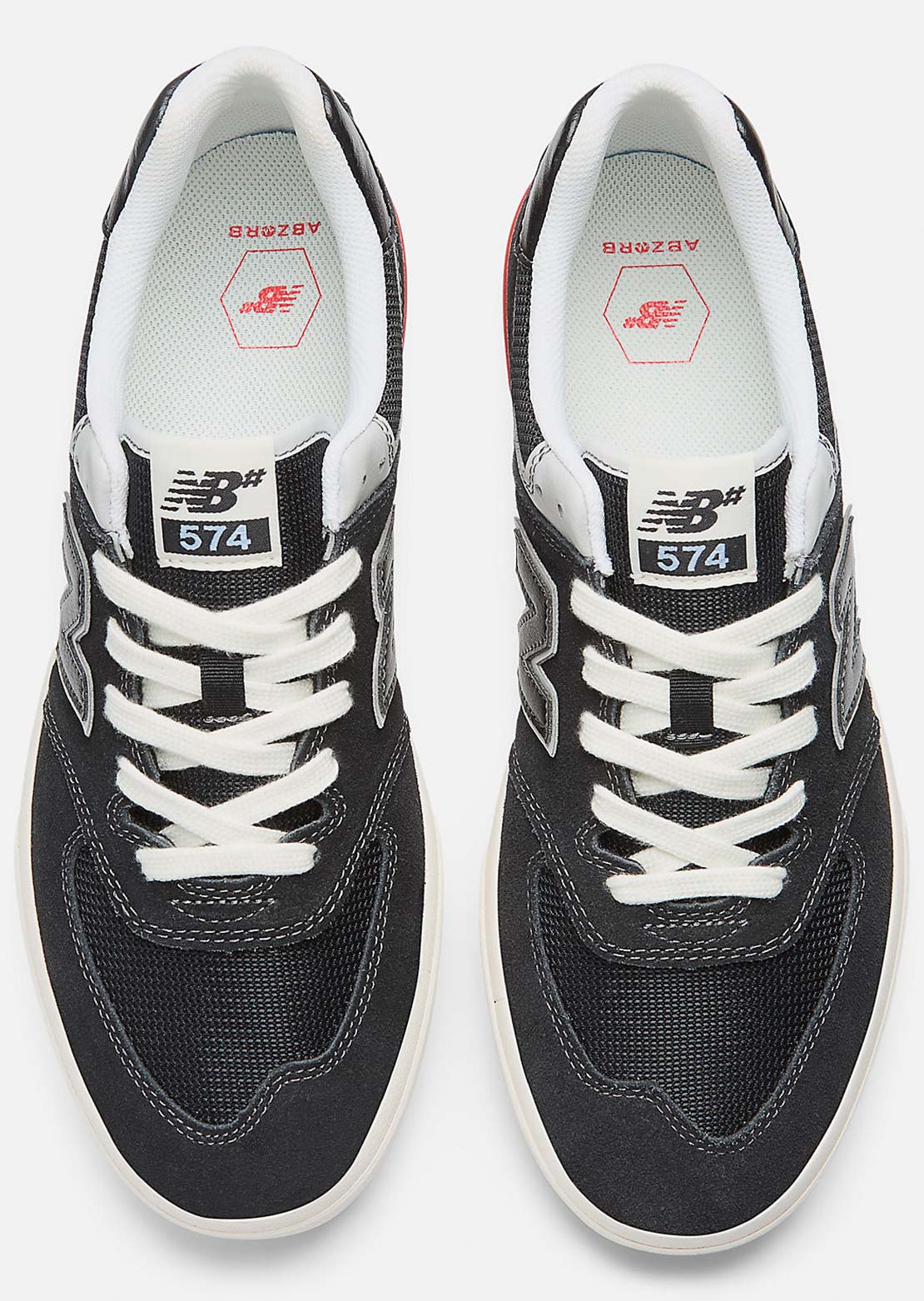 New Balance Numeric 574-Vulc Shoes Black/Grey