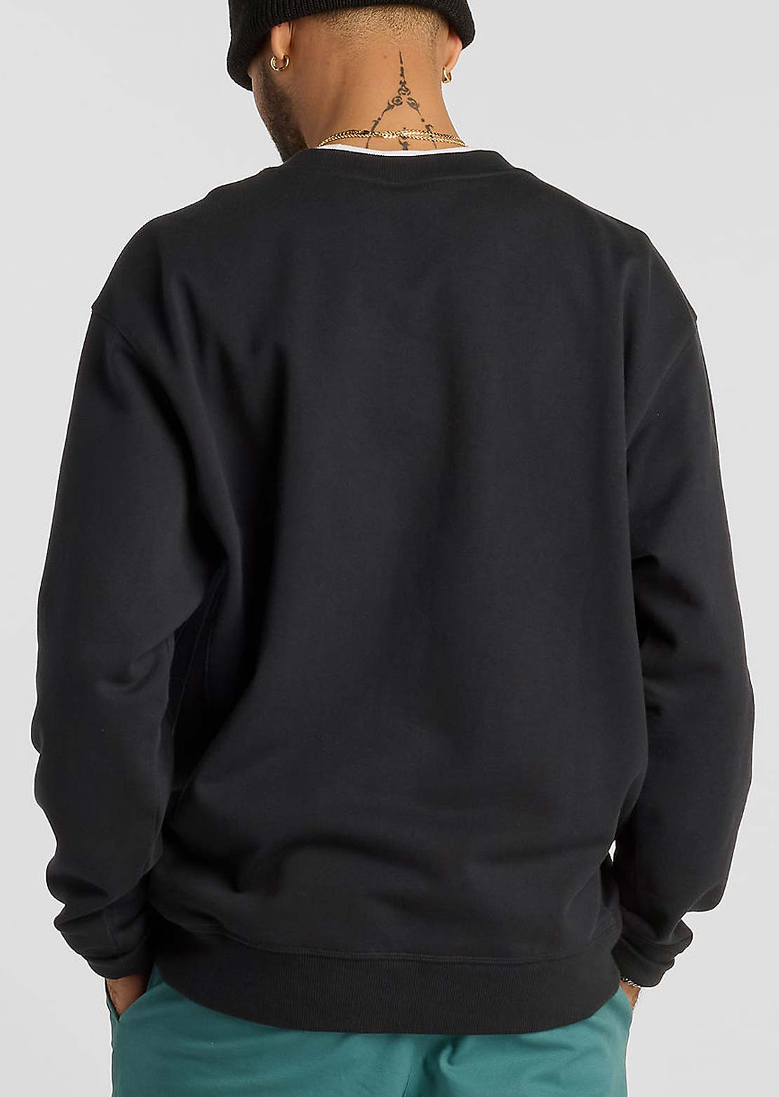 New Balance Numeric French Terry Crew Long Sleeve Black