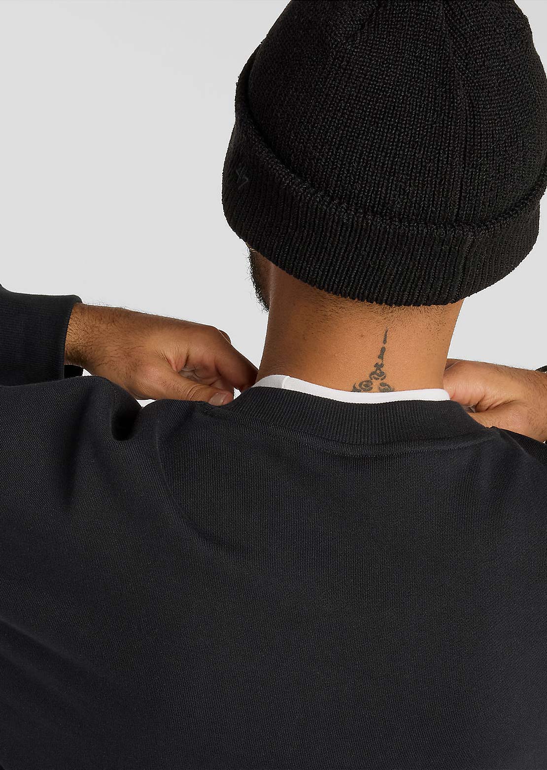 New Balance Numeric French Terry Crew Long Sleeve Black