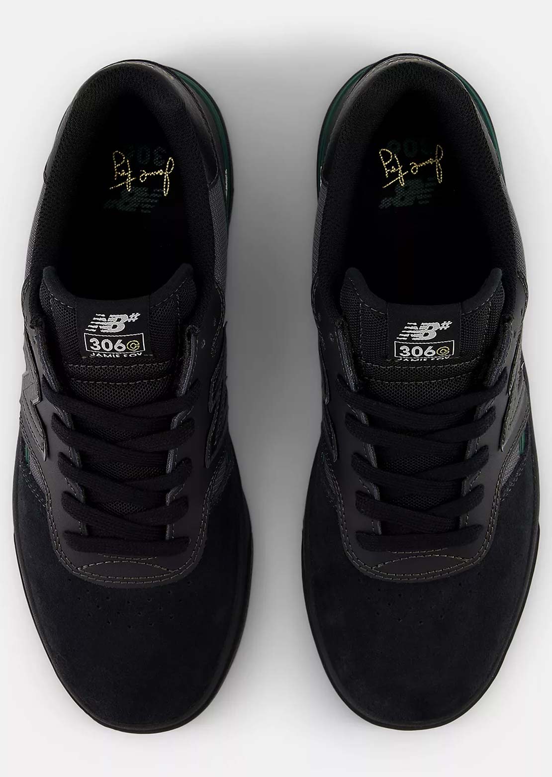 New Balance Numeric Men's 306 Cup-Foy Shoes Black/Black